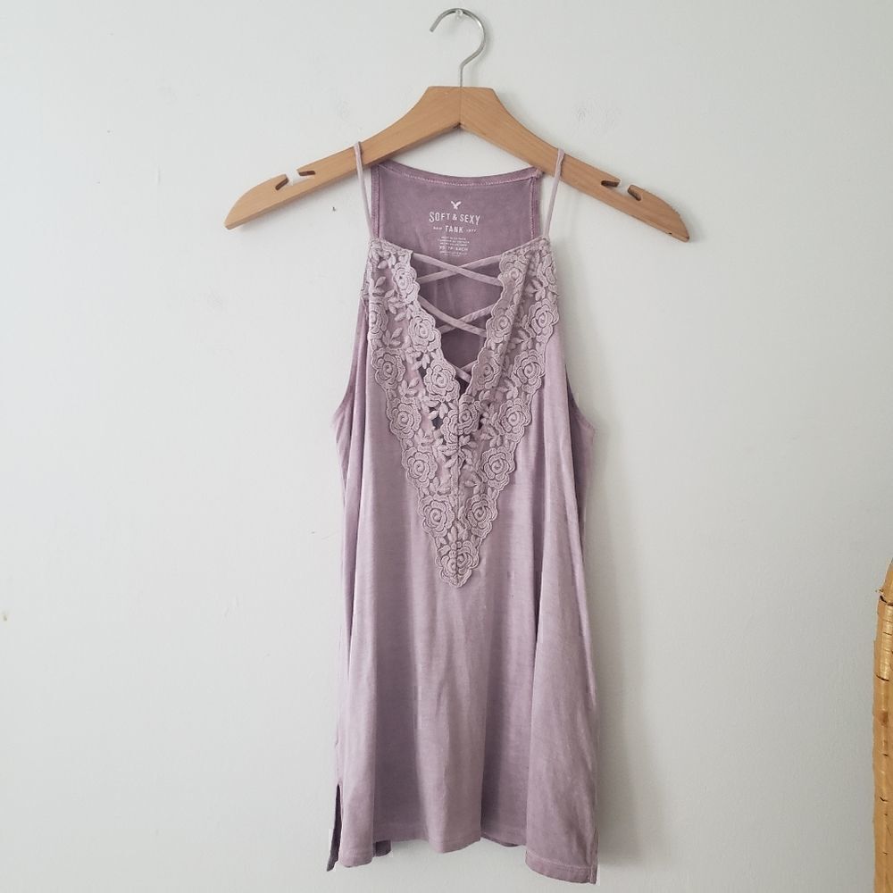 AEO Soft & Sexy Caged Tank XS